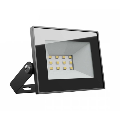 [24608-16914] Noctis Lux Lyskaster 10W - Varm Hvid, 230V, IP65, 94x78x24mm, Sort