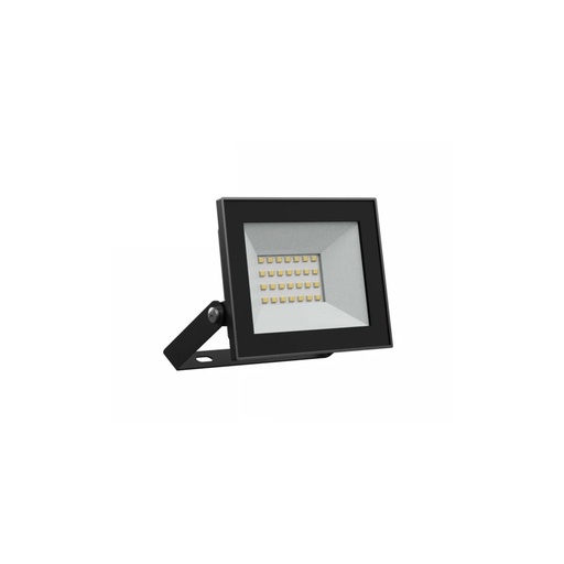 [24628-16916] Noctis Lux Projektør 20W Varm hvid 230V IP65 Sort - Ideel til udendørs belysning med kraftfuld 20W effekt og 1650lm. (116x92x24 mm)