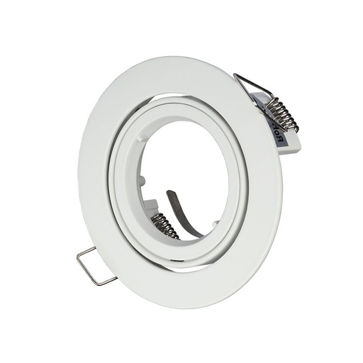 [24725-0] VT-775 GU10 FATNING RUNDT - HVID