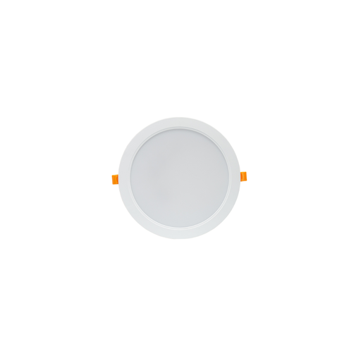 [11865-12618] Spectrum 24W LED Indbygningspanel - 230V, Ø19,5 cm hul, Ø22 cm mål, 2900lm, RA80, IP54 udendørs