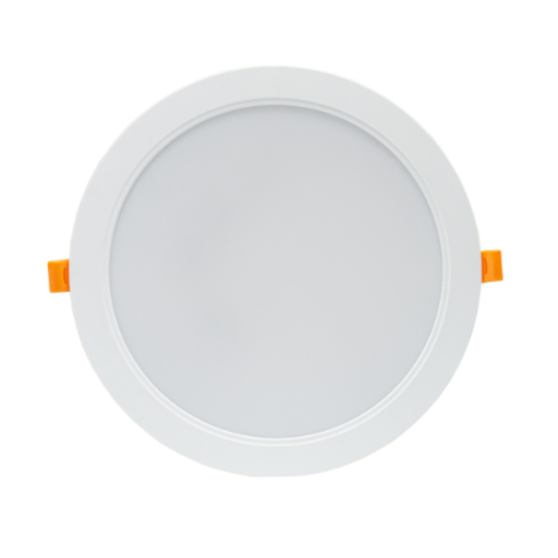 [11870-12682] Spectrum 12W LED indbygningspanel - Ø12 cm hul, Ø14,5 cm mål, IP54 udendørs - 230V, 1500lm, RA80
