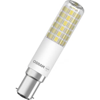 [5657062027] OSRAM LED T SLIM klar 1055lm 8W/827 (75W) B15d dæmpbar