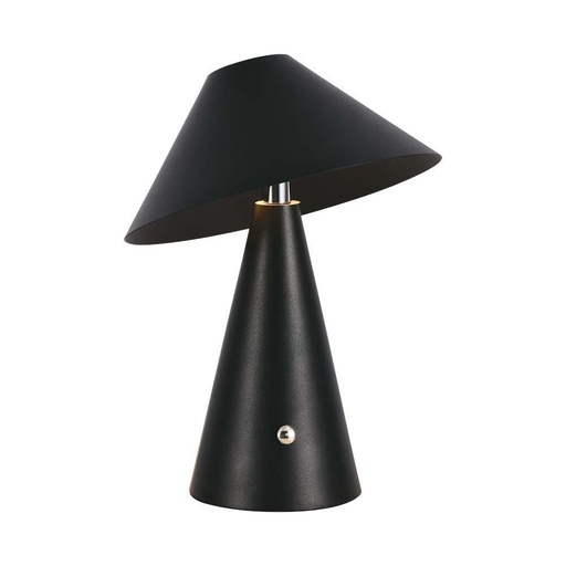[12001-0] V-Tac Sort Opladelig 3i1 Bordlampe - IP20, Touch Dæmpbar - 3W, 200lm