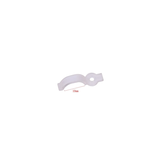 [12114-0] 20 stk. monteringsklips til LED strip - 10mm, passer til IP65 strips