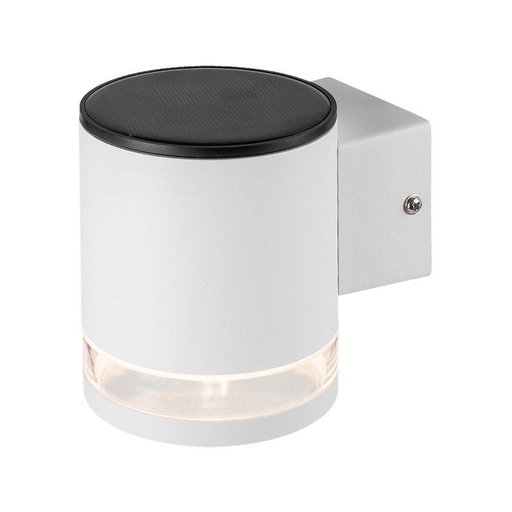 [19988-15230] V-Tac 0.55W Solcelle Væglampe LED Hvid IP54 70lm med 3 års garanti