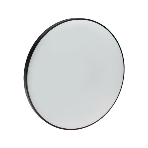 [12170-13271] Spectrum 40W LED loftslampe - Ø48,5cm, Højde: 7cm, hvid kant, inkl. sort ring - Effekt: 40W, 5300lm, RA80, IP54 (230V)