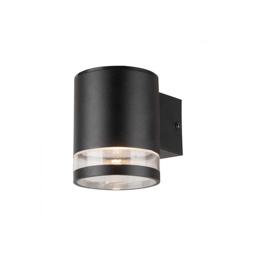 [12180-13278] V-Tac 0.55W Solcelle Væglampe LED - Sort, IP54, 70lm, 3 års producentgaranti