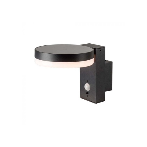 [12185-13302] V-Tac Solcelle Væglampe LED med Sensor - 5.5W, IP54