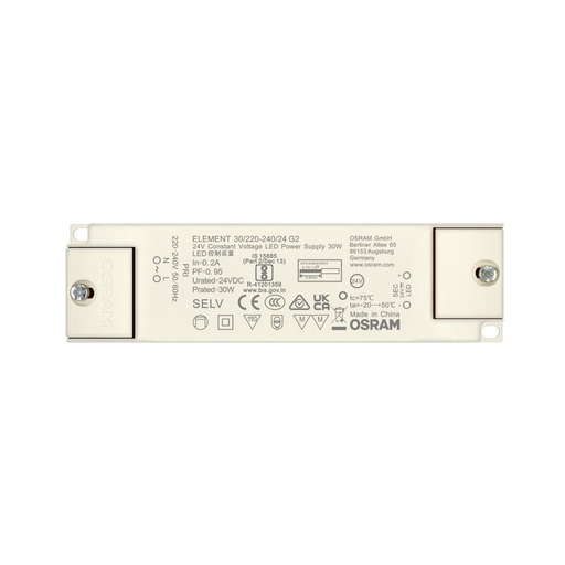 [12193-0] Osram 30W strømforsyning - 24V DC, 1,25A, IP20 indendørs