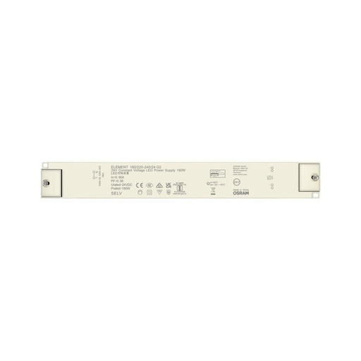 [12196-0] Osram 180W Strømforsyning - 24V DC, 7,5A, IP20 indendørs, Input: 230V, Output: 24V