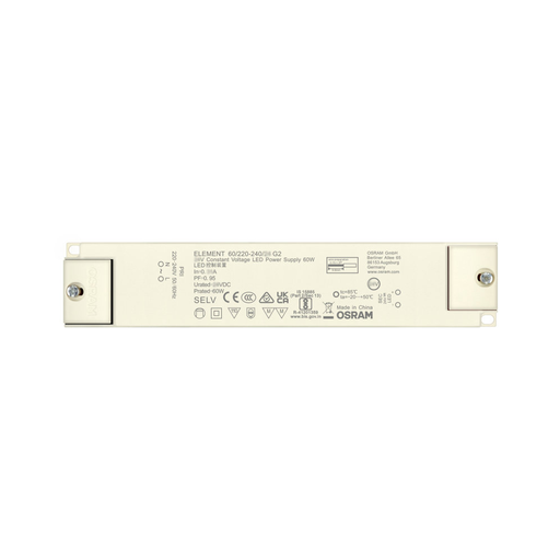 [12199-0] Osram 60W Strømforsyning - 12V DC, 5A, IP20 - Indendørs Brug