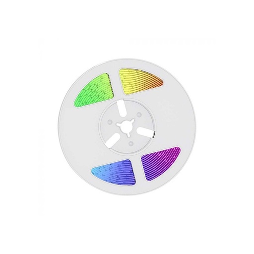 [12205-13313] V-Tac 1.2W Solcelle LED RGB strip - 5 meter, fjernbetjening, IP67