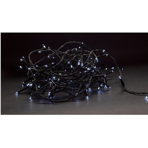 [5252-0] Smart Home LED julelyskæde - Tuya/Smart Life, 120 LED, kold hvid, memory funktion, udendørs, IP44, 230V