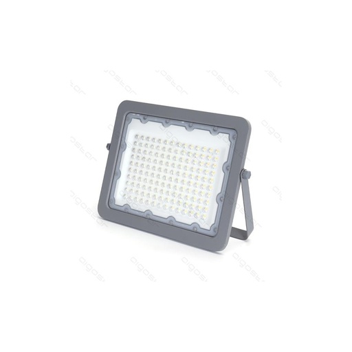[5402-0] LED projektør 100W, tynd model, 9000 lumen, grå - moderne og kraftfuld belysning til udendørs brug