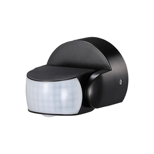 [25335-0] Infrarød Bevægelsessensor - Sort Hus, IP65 (Max: 600W LED)