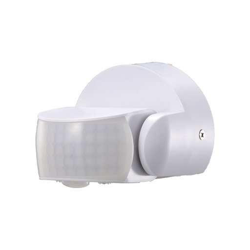[25336-0] Hvid hus bevægelsessensor med IP65 beskyttelse til udendørs brug (maks 600W LED)