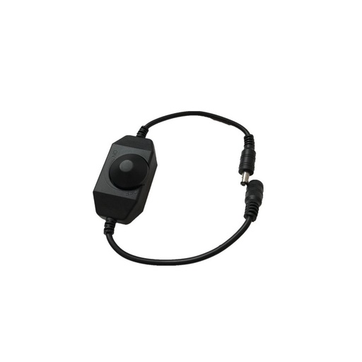 [7090-0] Lysdæmper med ledning - Sort, 12V (72W), 24V (144W)