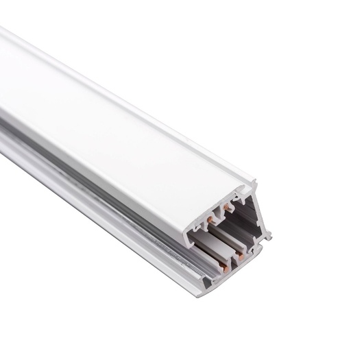 [6725-0] SPS 2 Skinne 3-faset 1m, Hvid Spectrum - Høj kvalitet 3-faset skinnebelysning med en længde på 1 meter og en smuk hvid Spectrum-farvetone. Ideel til brug med 230V input og har en farvegengivelse på RA80.