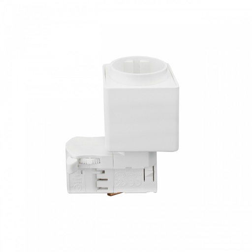 [6753-0] Hvid Spectrum SPS2 Adapter 3-faset med fatning - Input: 230V