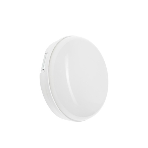 [6769-10322] Spectrum 8W LED væglampe - Rund, hvid, IP54, inkl. lyskilde - 230V, 850lm, RA80