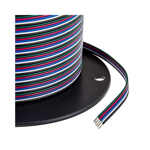 [6802-0] 12-24V RGBW LED-strips - 100 meter rulle, 5-ledet