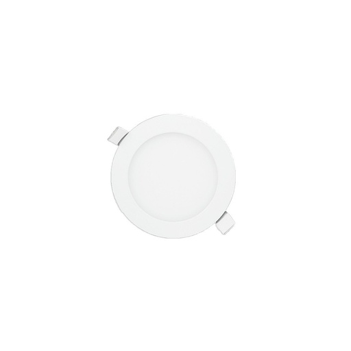 [6891-0] LED panel rund 17cm - 12w, hvid kant, Til indbygning