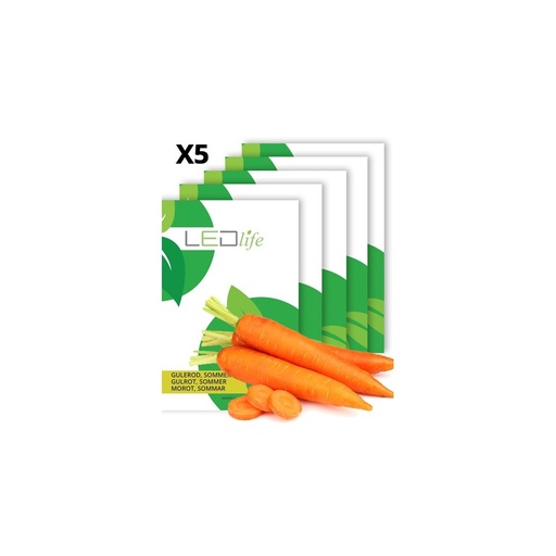 [4598-0] Økologiske sommergulerodsfrø - Nantes 2, perfekt til haven