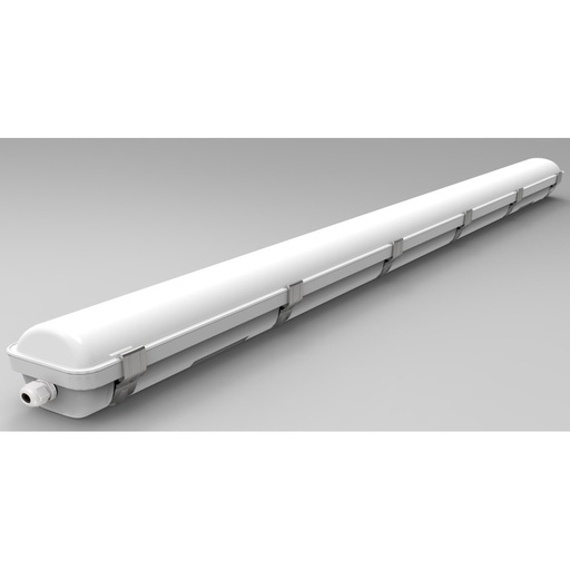 [4618-9584] LEDlife 48W LED armatur - 160lm/W, 5000K, 150 cm, IP66, IK10, gennemfortrådet, 230V