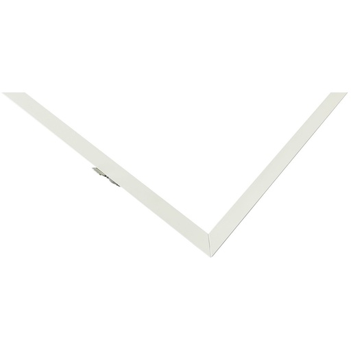 [4639-0] 120x30 LED panel indbygningsramme - Troldtekt kompatibel, hvid kant