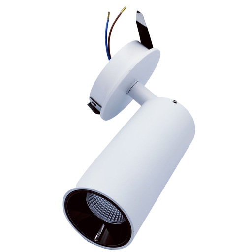 [4678-9609] Dæmpbar hvid downlight spot - LEDlife 12W, Ø5,5 cm hul, Ø5,2 cm mål, RA 90, 230V, 1200lm