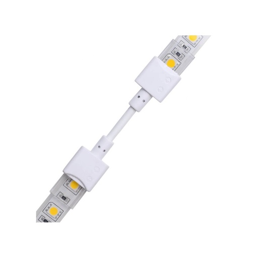 [4701-0] Vandtæt samler med ledning til LED strip - 10mm, enkeltfarvet, IP68, 5V-24V