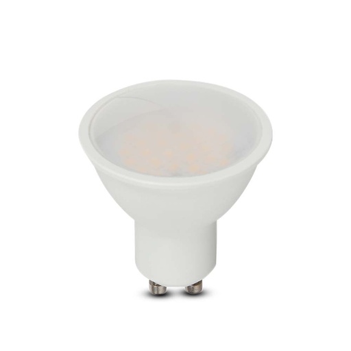 [25512-17364] 4,5W GU10 Spotlys - Glat Plast, Samsung Chip, 6500K, 110D, 400lm - 5 års garanti