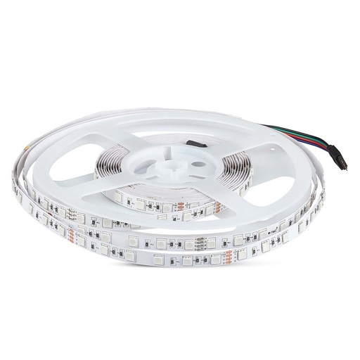 [25517-17369] 60 LED Stripelys RGB 7W/m IP20 24V - 10m/rulle
