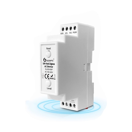 [8770-0] Gledopto Zigbee 3.0 dæmpermodul til DIN-skinne - 200W, 230V input