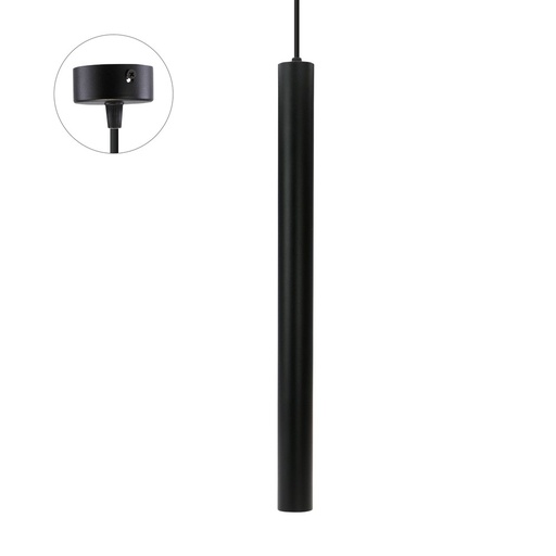[8775-0] Spectrum Pendellampe - Sort, Ø4 cm, GU10, 230V, 5 års producentgaranti