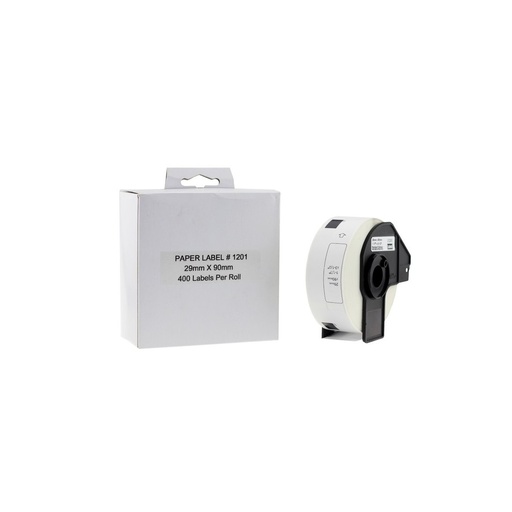 [8808-0] Brother DK11201 adresseetiketter 29 x 90mm 400 etiketter kompatibel - Restsalg i begrænset antal