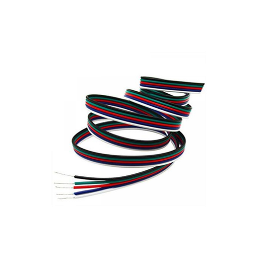 [8991-0] RGB+W kabel 22AWG i metermål - tilbehør til LED belysning
