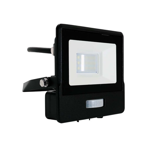 [8520-10909] V-Tac 10W LED projektør med sensor - Samsung LED chip, 5 års producentgaranti, IP65
