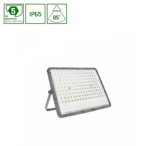 [6597-10275] NOCTIS MAX PROJEKTØR 100W 230V 85° IP65 294x215x30 mm GRÅ 5 års garanti