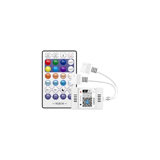 [8555-0] Smart Home RGBW controller - Kompatibel med Google Home, Alexa og smartphones, 12V (144W), 24V (288W)