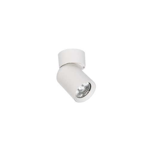 [8626-0] Justerbart LED GU10 hvidt loftspot til påbygning (230V) - Ekskl. lyskilde