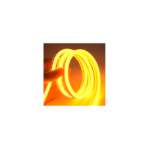[8719-0] Gul 8x16 Neon Flex LED - 5 meter, 8W pr. meter, IP67, 12V