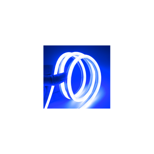 [8723-0] Blå Neon Flex LED Strimmel - 5 meter, 8W/m, Vandtæt IP67, 12V
