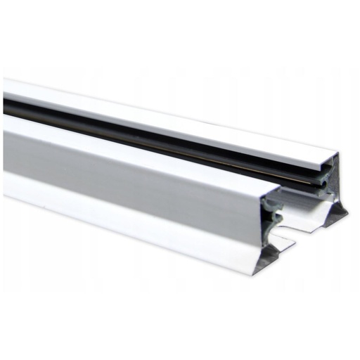 [5736-9861] 1.5 meter skinnespot skinne - Hvid, 1-faset, inklusive tilslutning og endeprop (230V)
