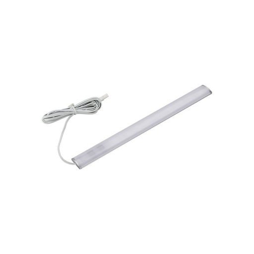 [11635-11538] LED skabsbelysning - 50 cm, 6mm høj, 12V, 9W, med endeprop, RA82