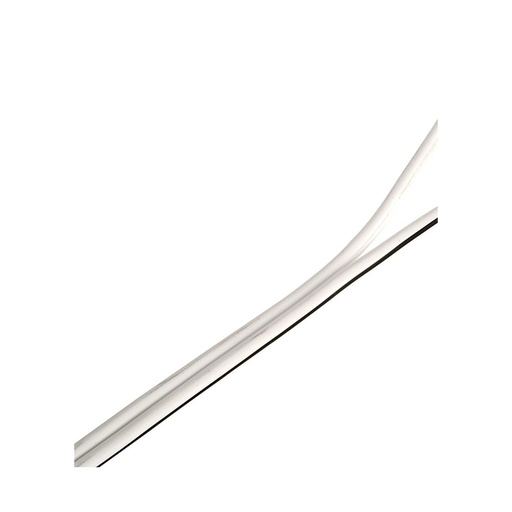 [11672-0] 12-24V ledning hvid - 2x0,35mm², metervare, min. 5 meter