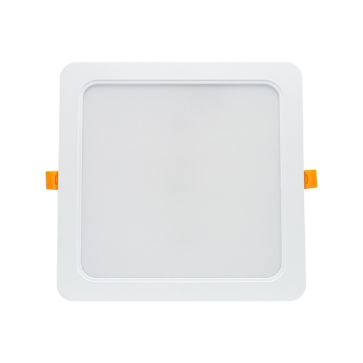 [11718-11659] Spectrum 12W LED indbygningspanel - Udendørs, 230V, IP54, 12x12cm hul, 14,5x14,5cm mål, 1100lm, RA80