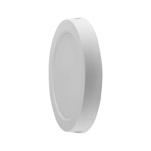 [11779-11939] V-Tac 6W LED loftslampe - Ø12cm, Højde: 3cm, hvid kant, inkl. lyskilde, 660lm, RA80