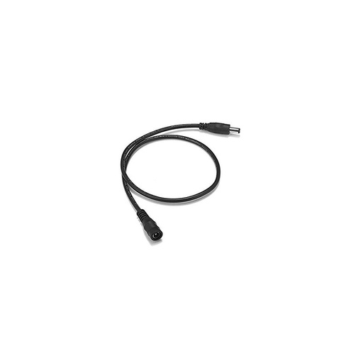 [3269-0] DC Forlængerkabel - 50 cm, til LED strips, sort - 5V-48V