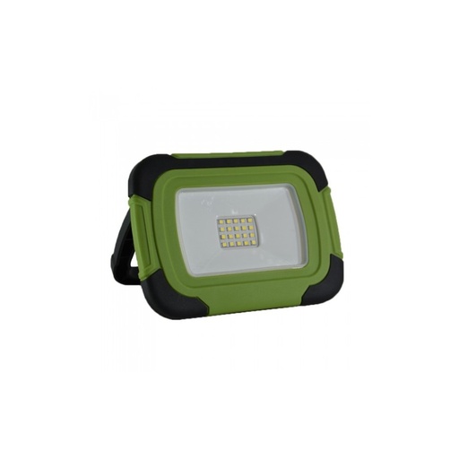 [3277-0] V-Tac LED arbejdslampe - 10W, genopladelig, transportabel, til udendørs brug, 12V/230V